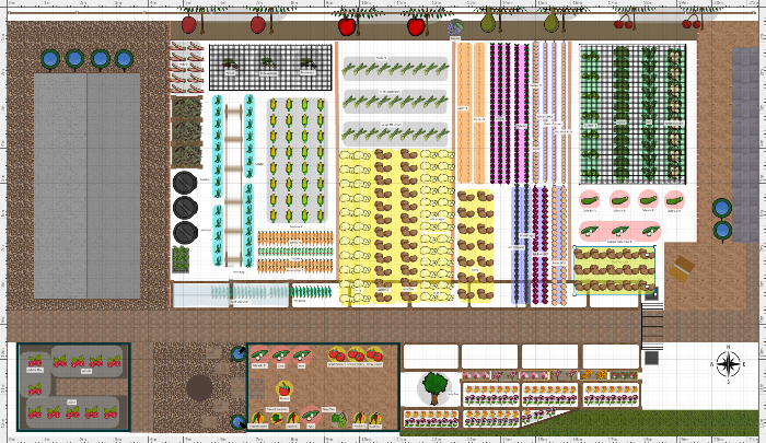 Garden Plan - 2022: Trevors Plot