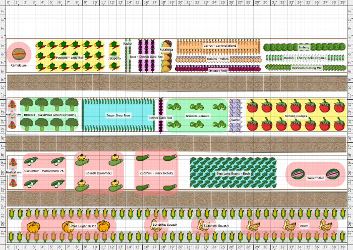 Garden Plan 2023 CR 118 Row Garden