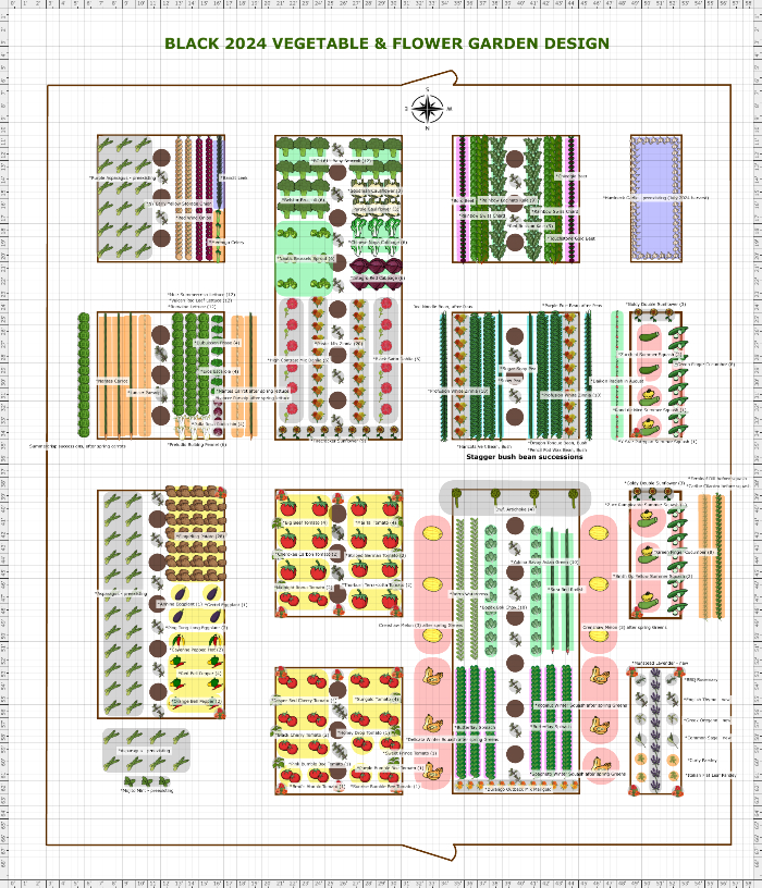 Garden Plan - 2024: Black
