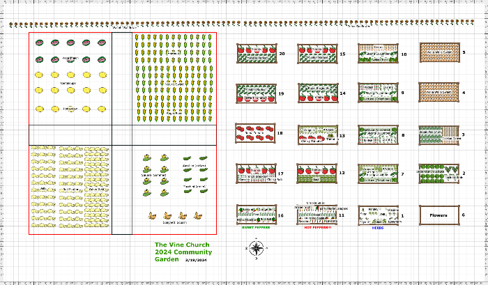 Garden Plan - 2024: Community Garden 2024