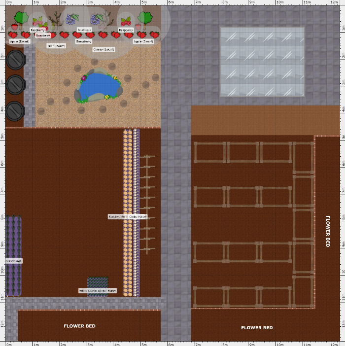 Garden Plan - 2025: Plot 11 T&G