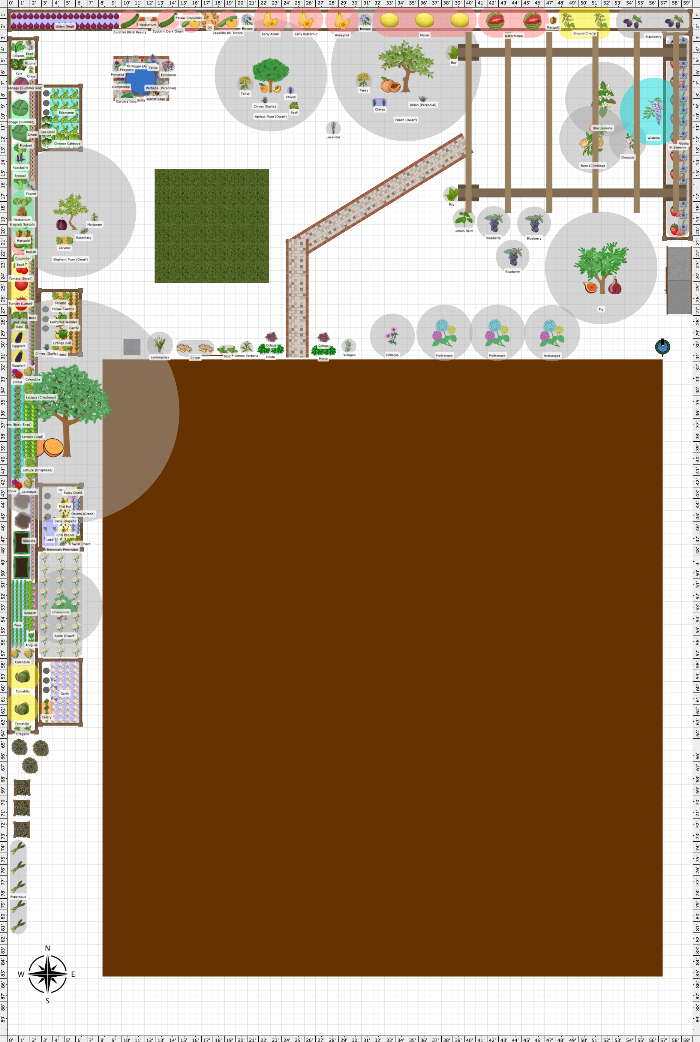 Spring Garden Draft Example Garden Plan - 2026: Stephens' Draft 1