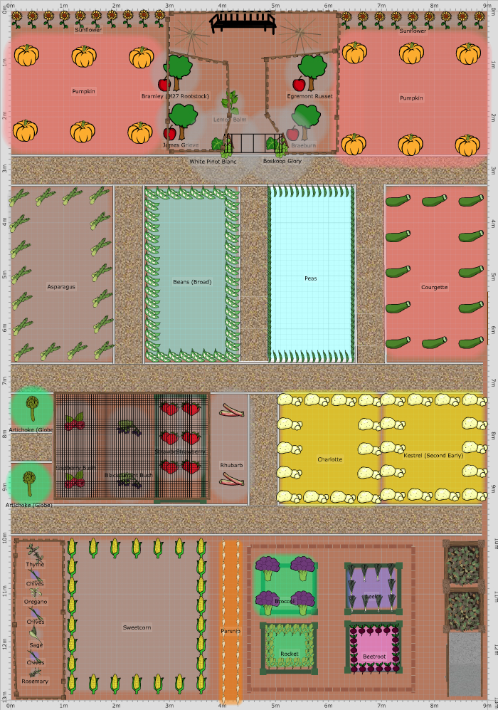 Garden Plan - Portrait