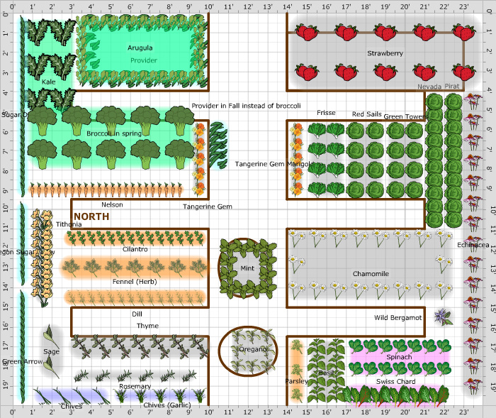 Garden Plan - 2014: North Garden