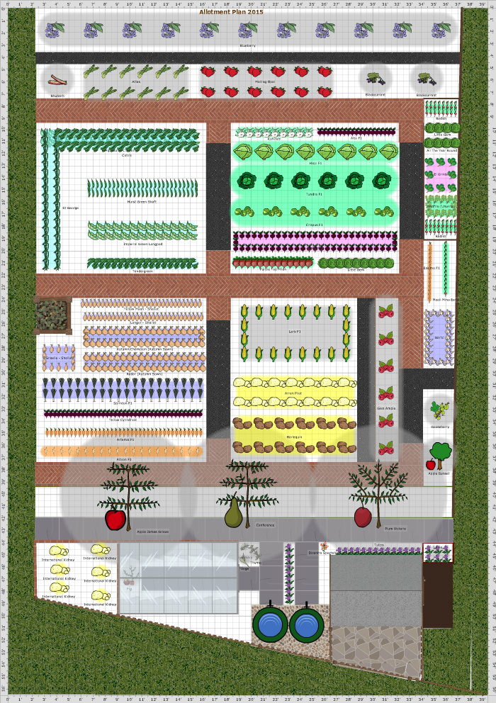 Garden Plan - 2015: Allotment