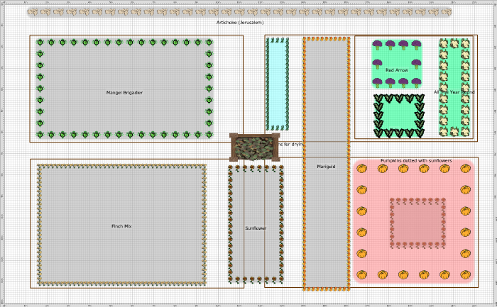 Garden Plan - 2017: Spare Veg Patch 2