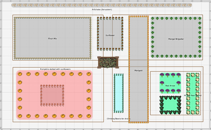 Garden Plan - 2018: Spare Veg Patch 3