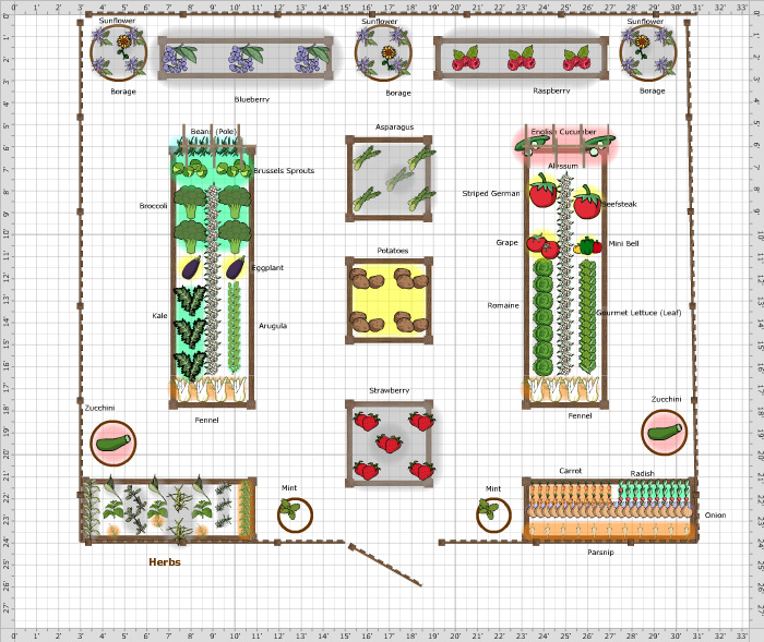 Garden Plan - 2016: Butters