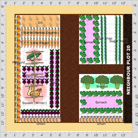 Garden Plan - 2016: Community Garden Plot 19
