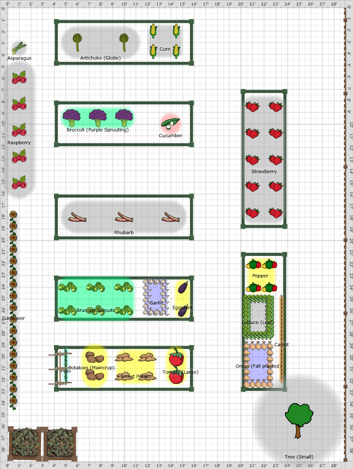 Garden Plan - 2017: Raised beds