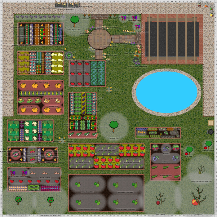 Garden Plan - My Courtyard Garden