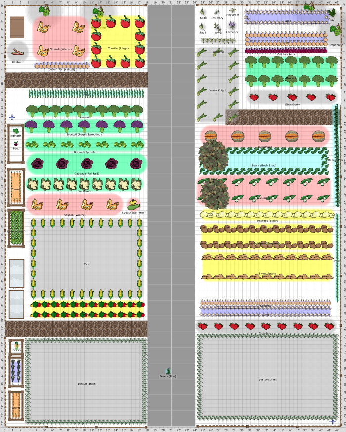 Garden Plan - 2017: original plan