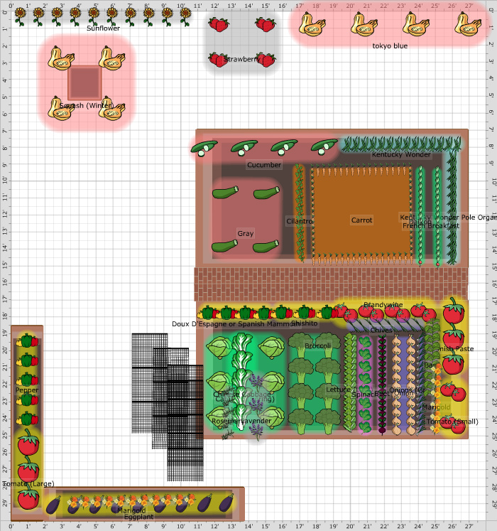 Garden Plan - 2019: Fenced garden