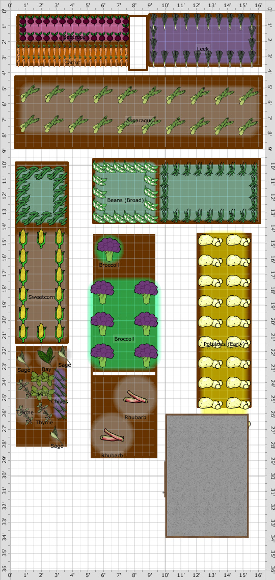 Garden Plan - 2019: Veg 19