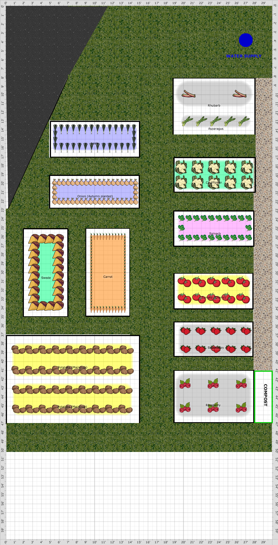 Garden Plan - 2020: Plot 1