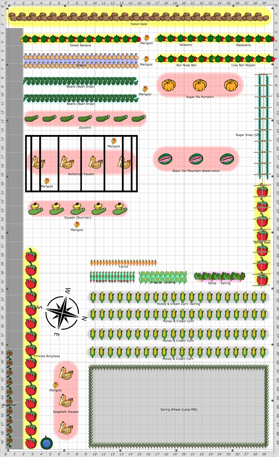 Garden Plan 2021 Field