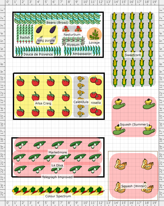 Garden Plan - 2021: Plot 3