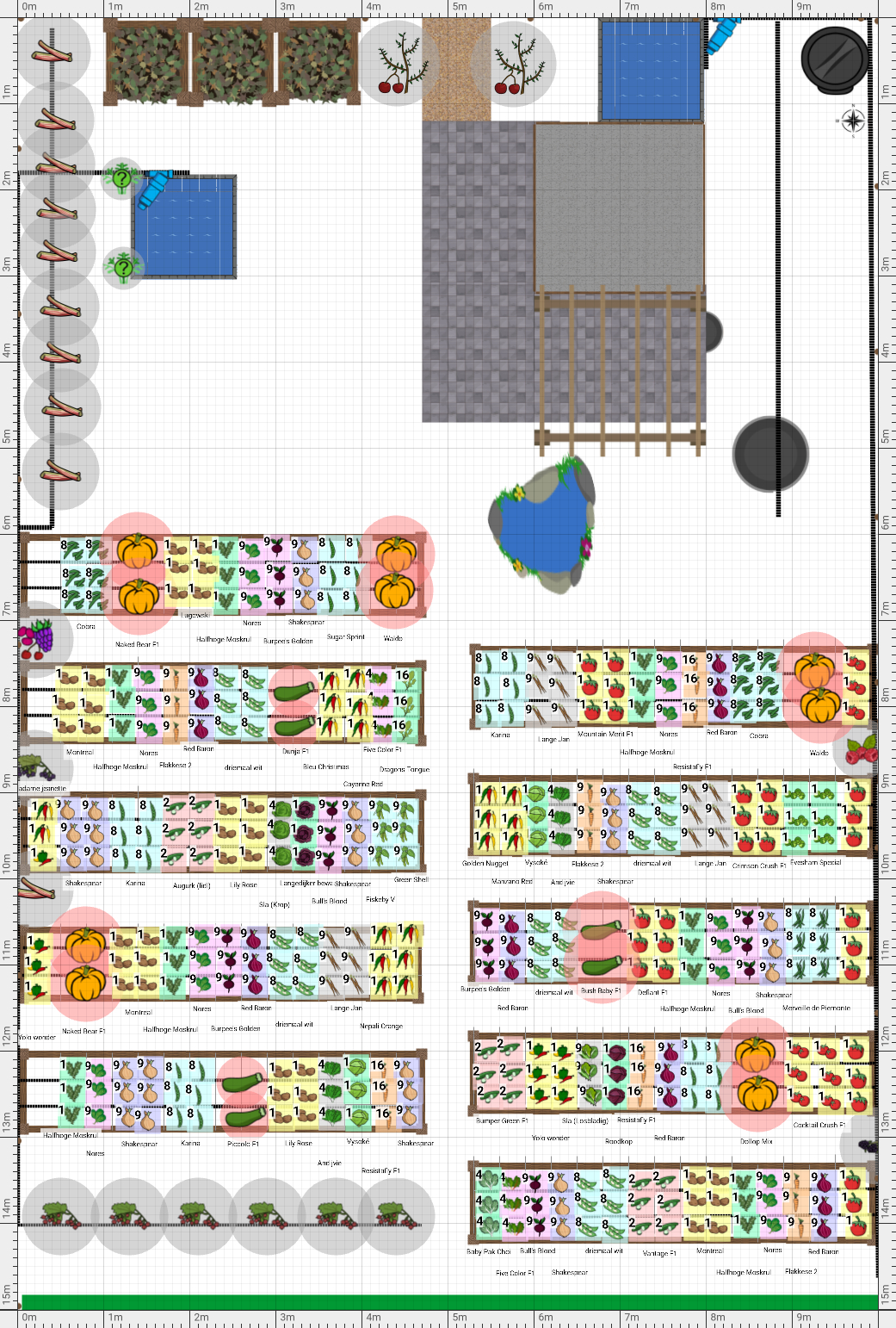 Garden Plan - 2021: Volkstuin