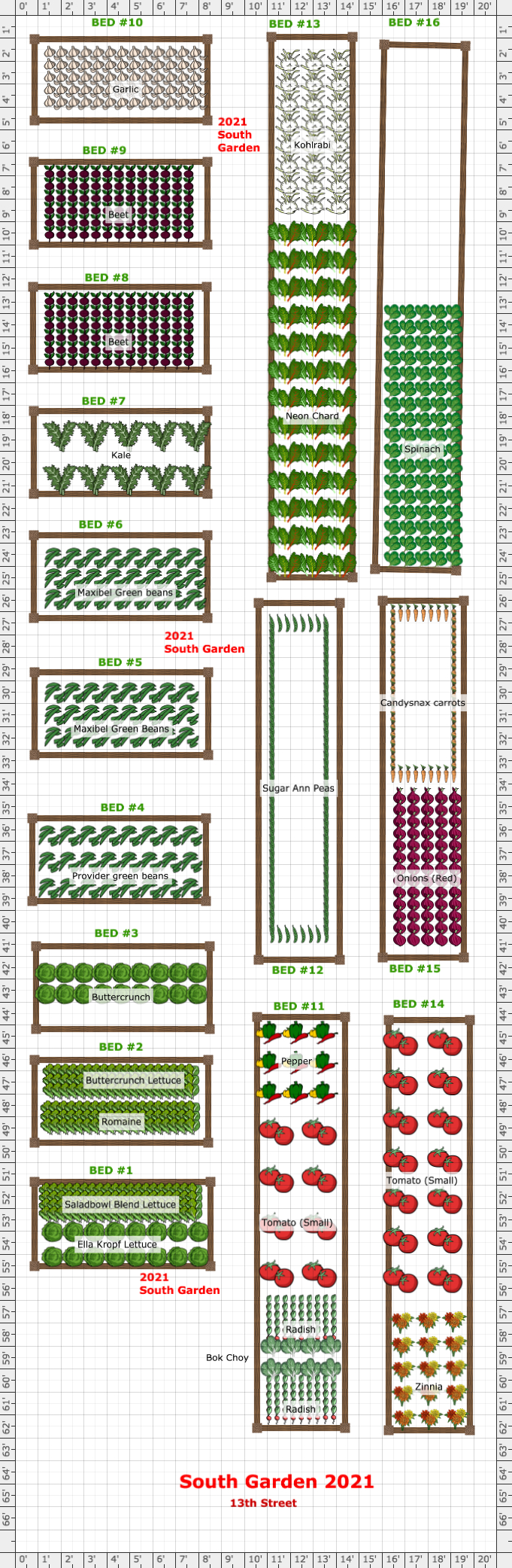 Garden Plan - 2021: CCG South Garden