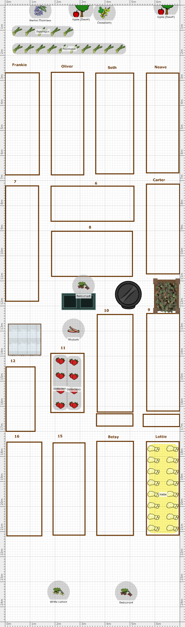Garden Plan - 2021: Plot26 2021 Summer