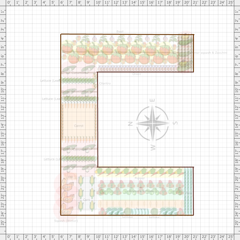 Garden Plan - 2022: 2022 Burk Garden