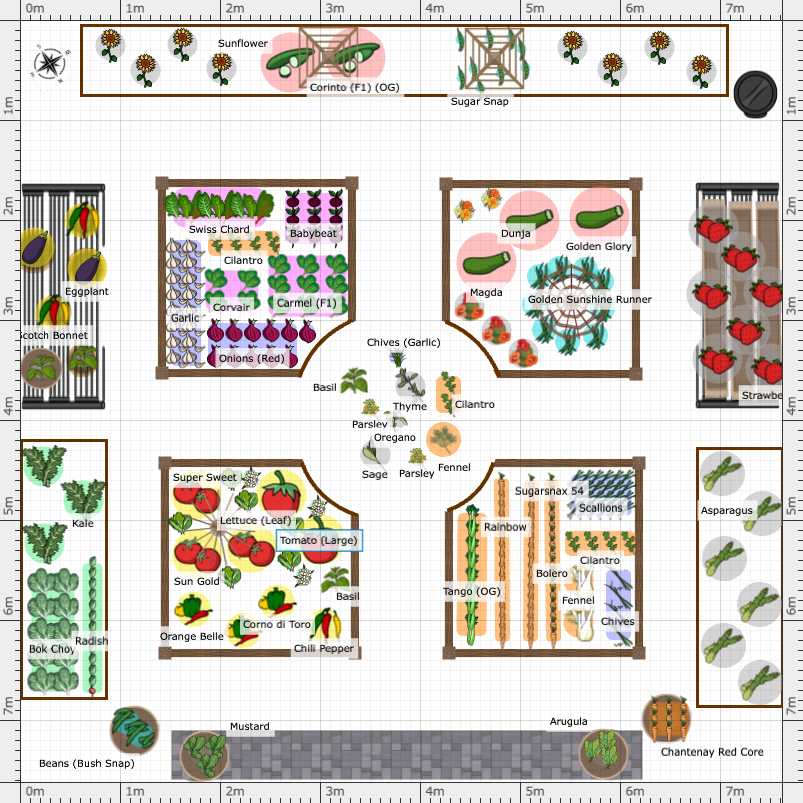 Garden Plan - 2023: David's urban garden