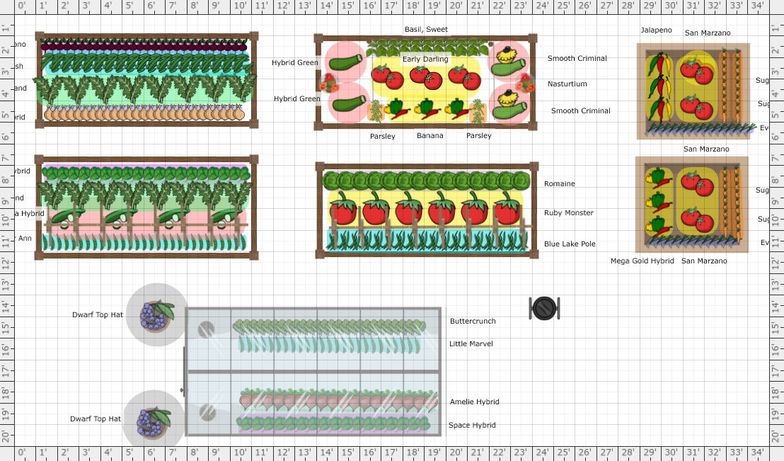 Garden Plan - Jen Smith's Garden