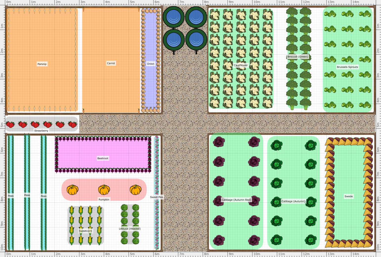 Garden Plan - 2024: PLOT 23(1)