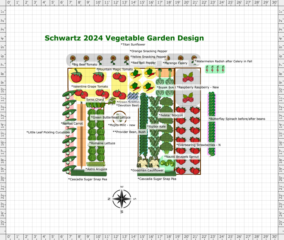 Garden Plan - 2024: Schwartz