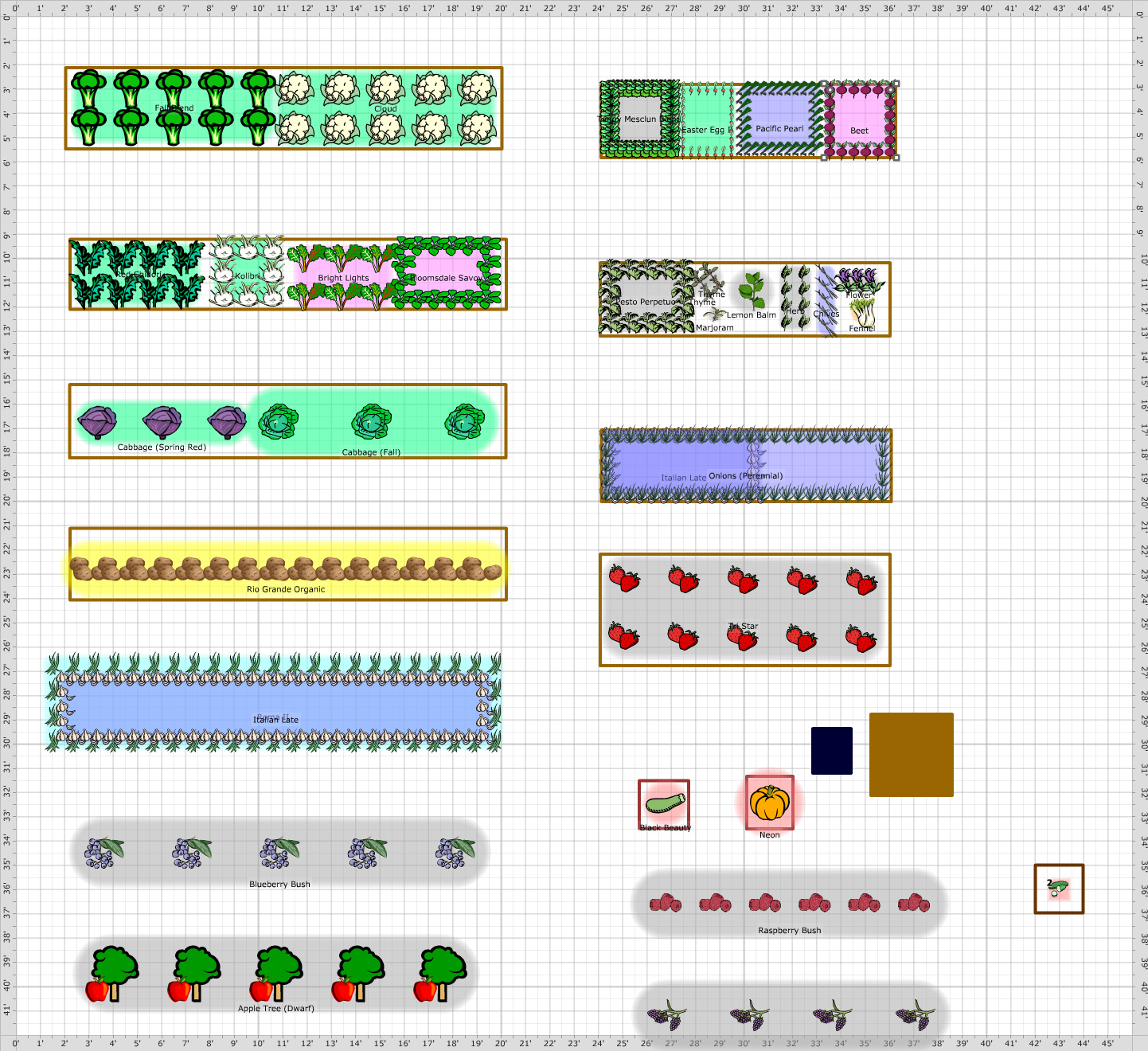 Garden Plan - 2012: Vegetable Garden