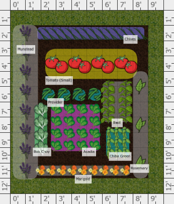 Garden Plan - 2024: Spring Hillside SW