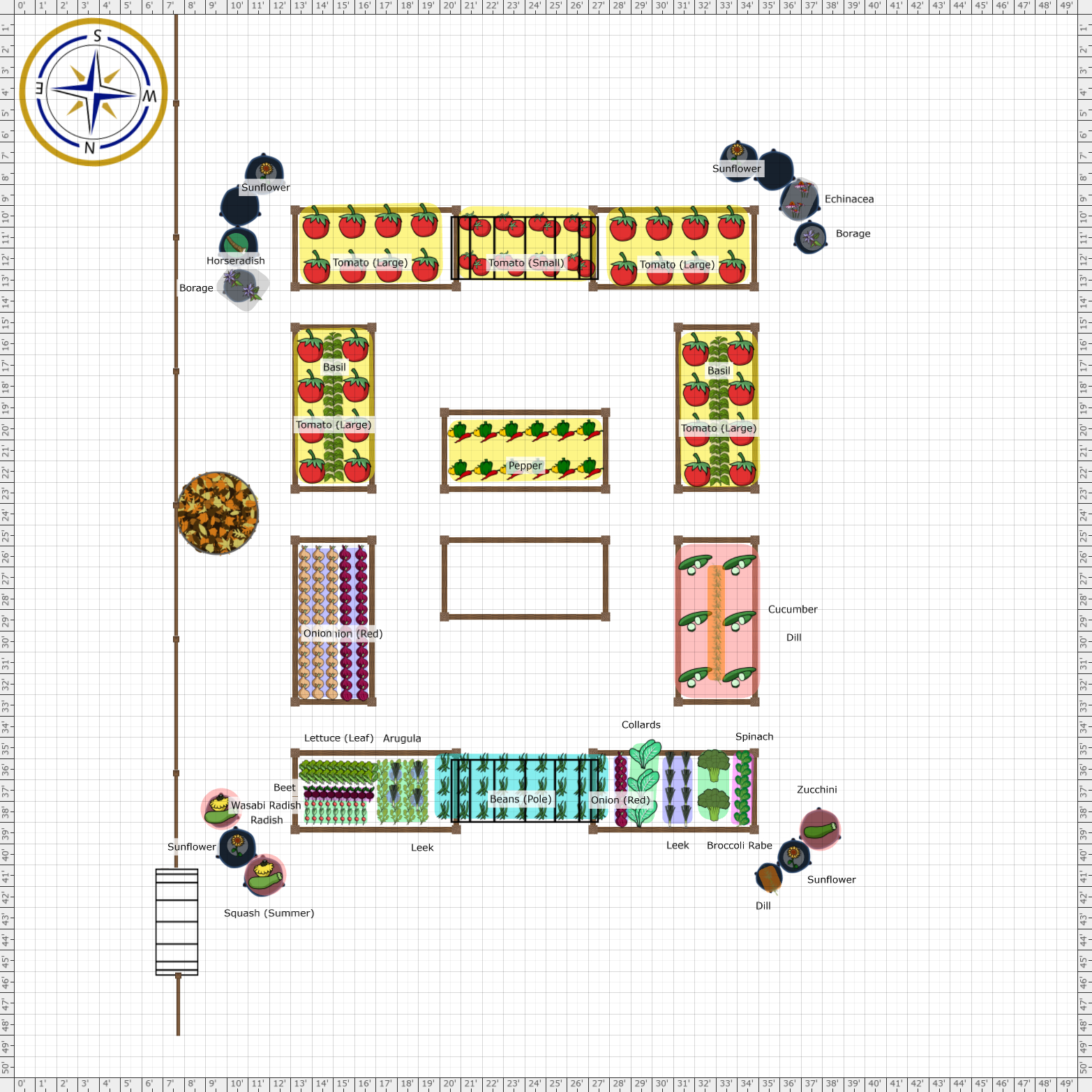 Garden Plan - 2024: 57 Vardon Lane - 2024