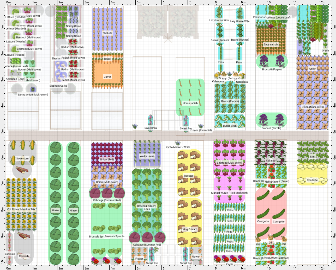 Garden Plan - 2026: Corfe Allotment 2026