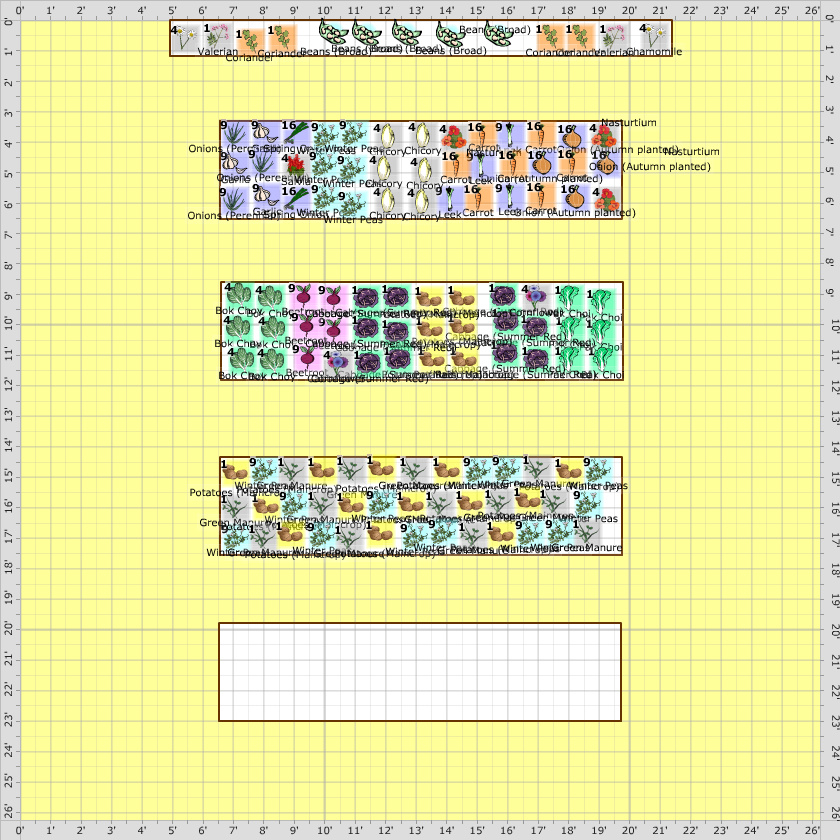 Garden Plan - 2012: Mum's vegie patch