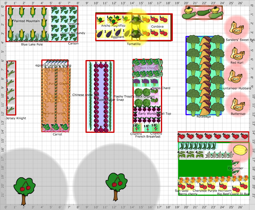 Garden Plan - 2012