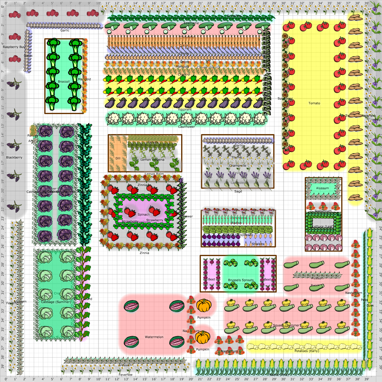 Garden Plan - 2013 Spring Garden_Mini Green Acres