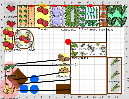 Garden Plan - 2016: 2016 Patio Vegetable Garden