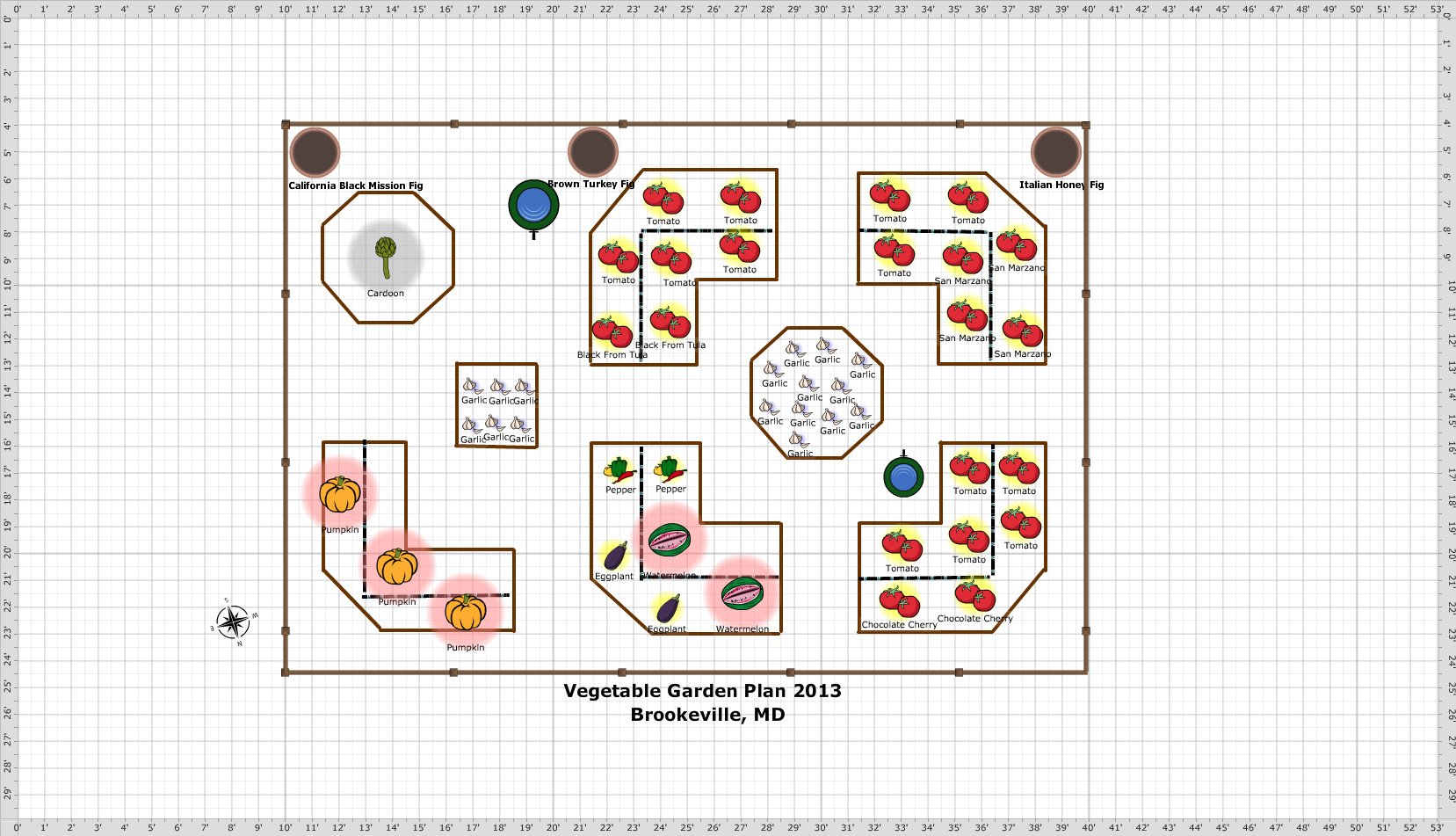 Garden Plan - 2013: Vegetable Garden
