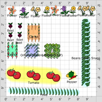 Garden Plan - 2013: Karen's plot