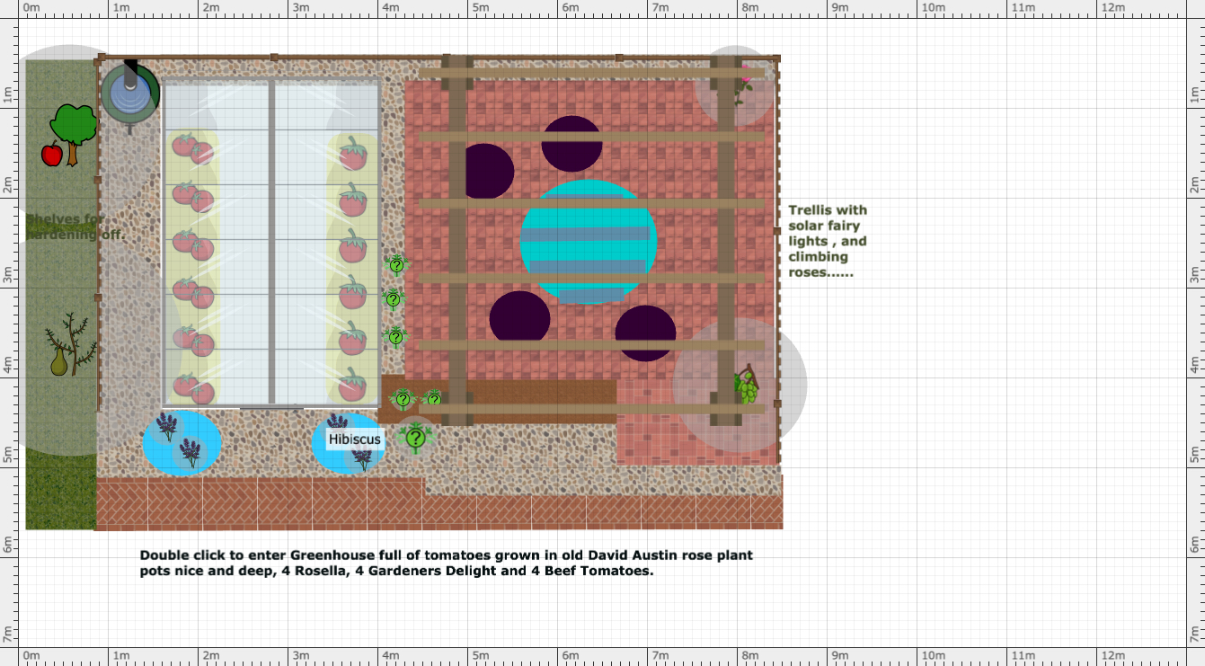 greenhouse vegetable garden layout