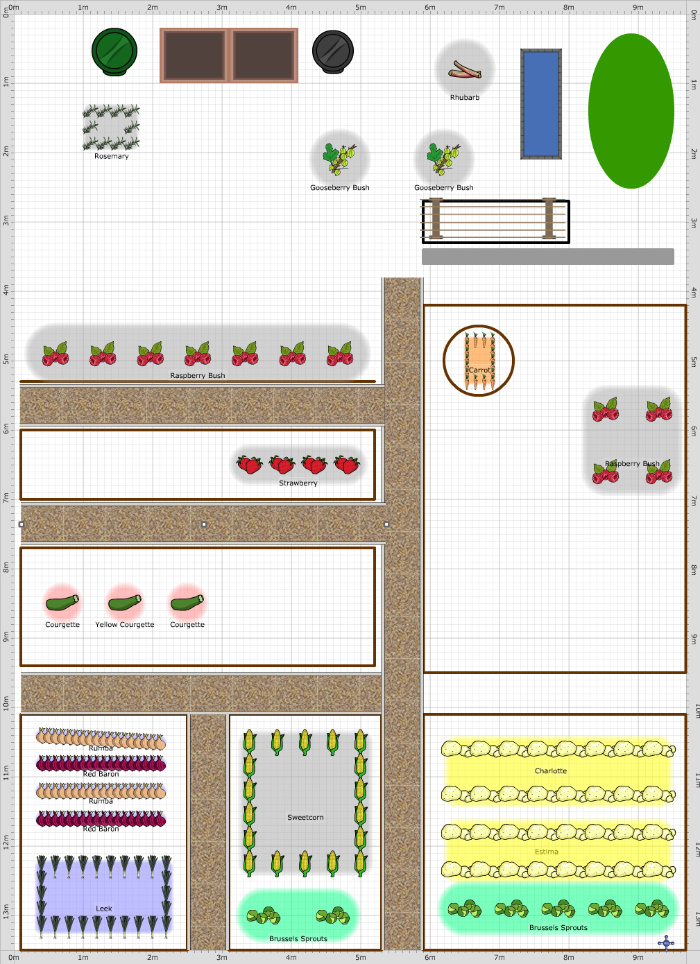 Garden Plan - 2014: Plot 126