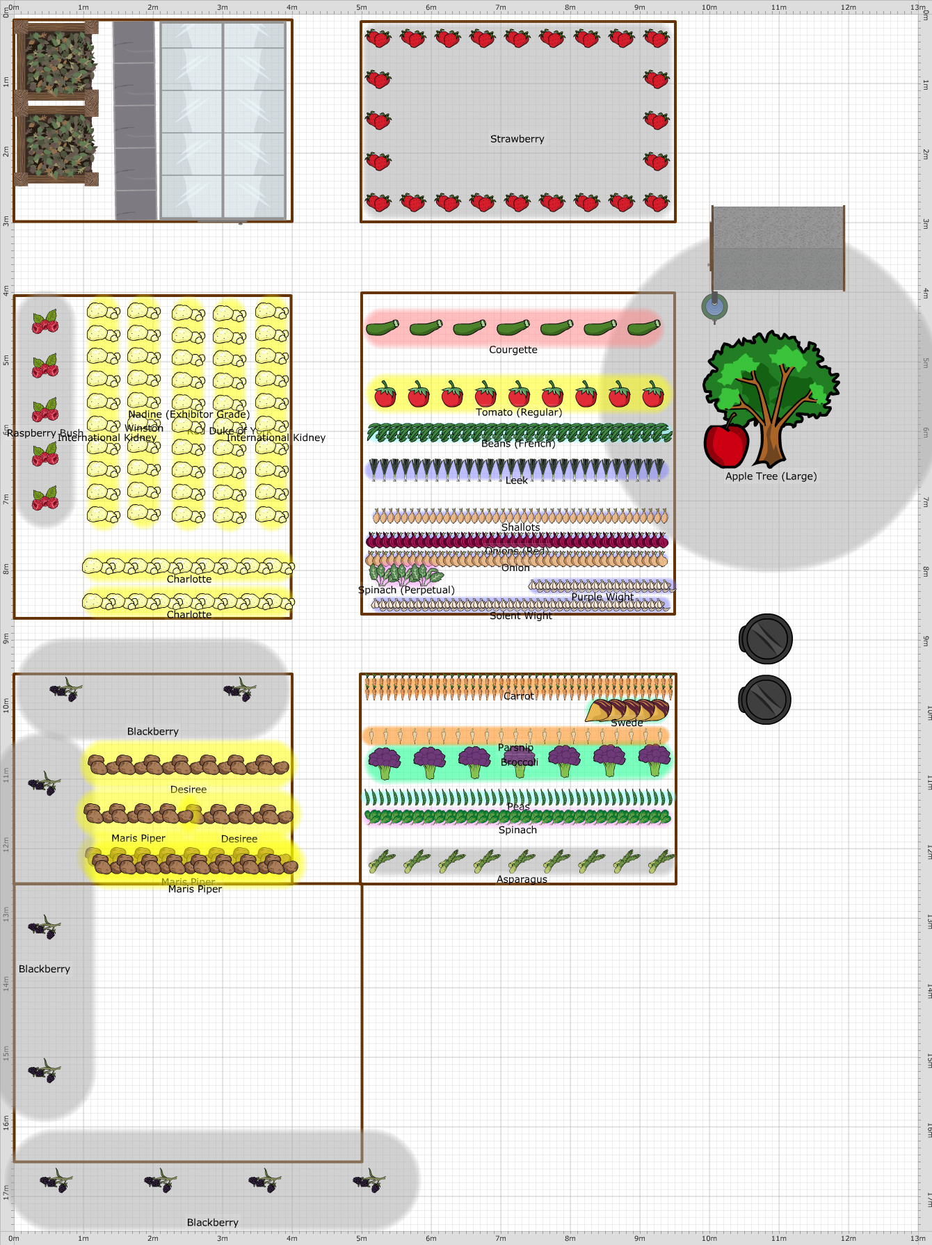 Garden Plan - 2014: Plot 103A