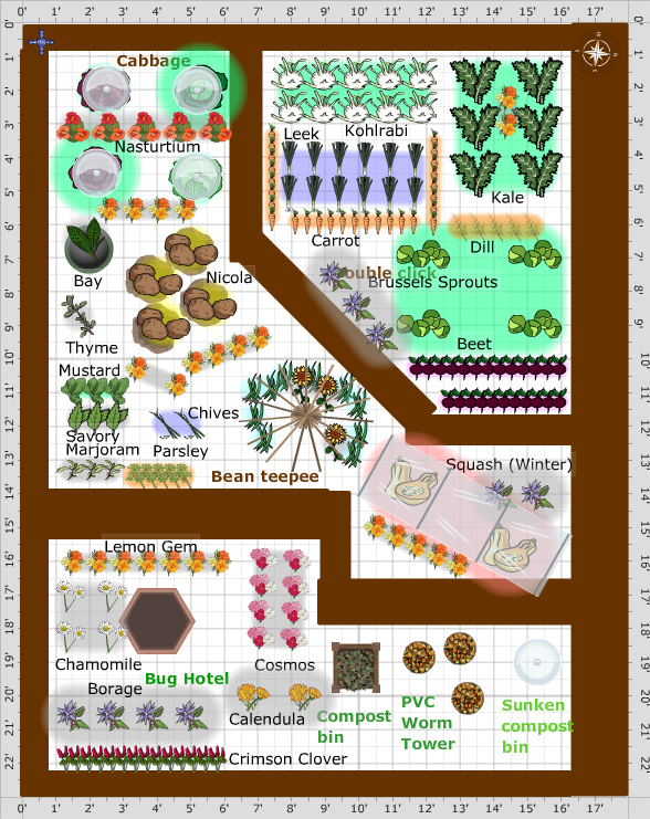 Garden Plan - 2014: WF Demo Plot