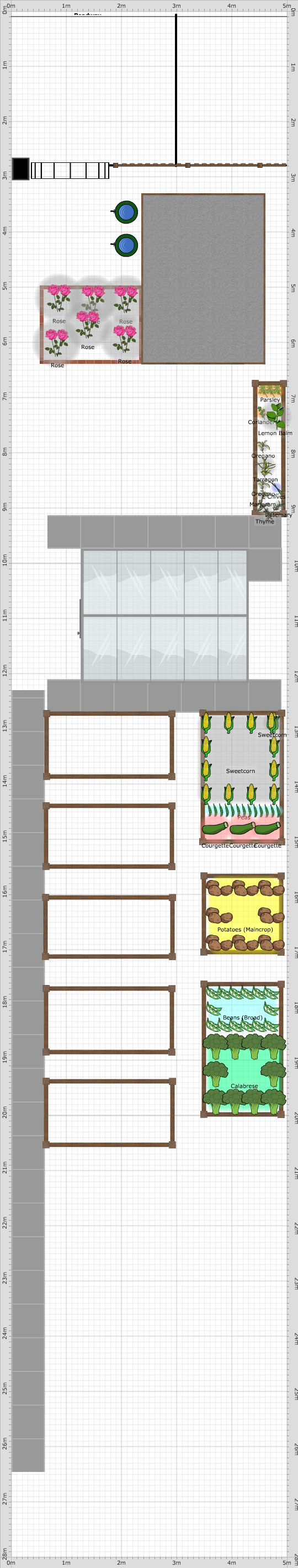 Garden Plan - 2019: Charlie and Adam's plot