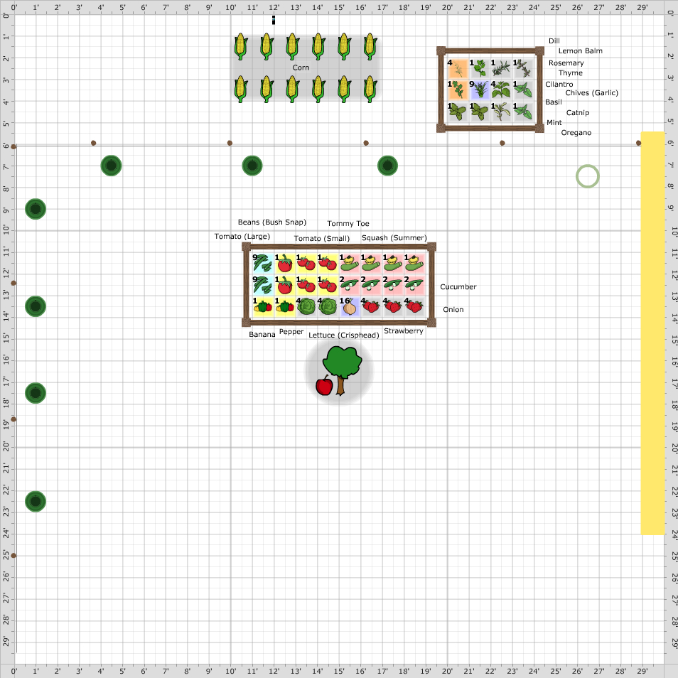 Garden Plan - garden layout (pre)