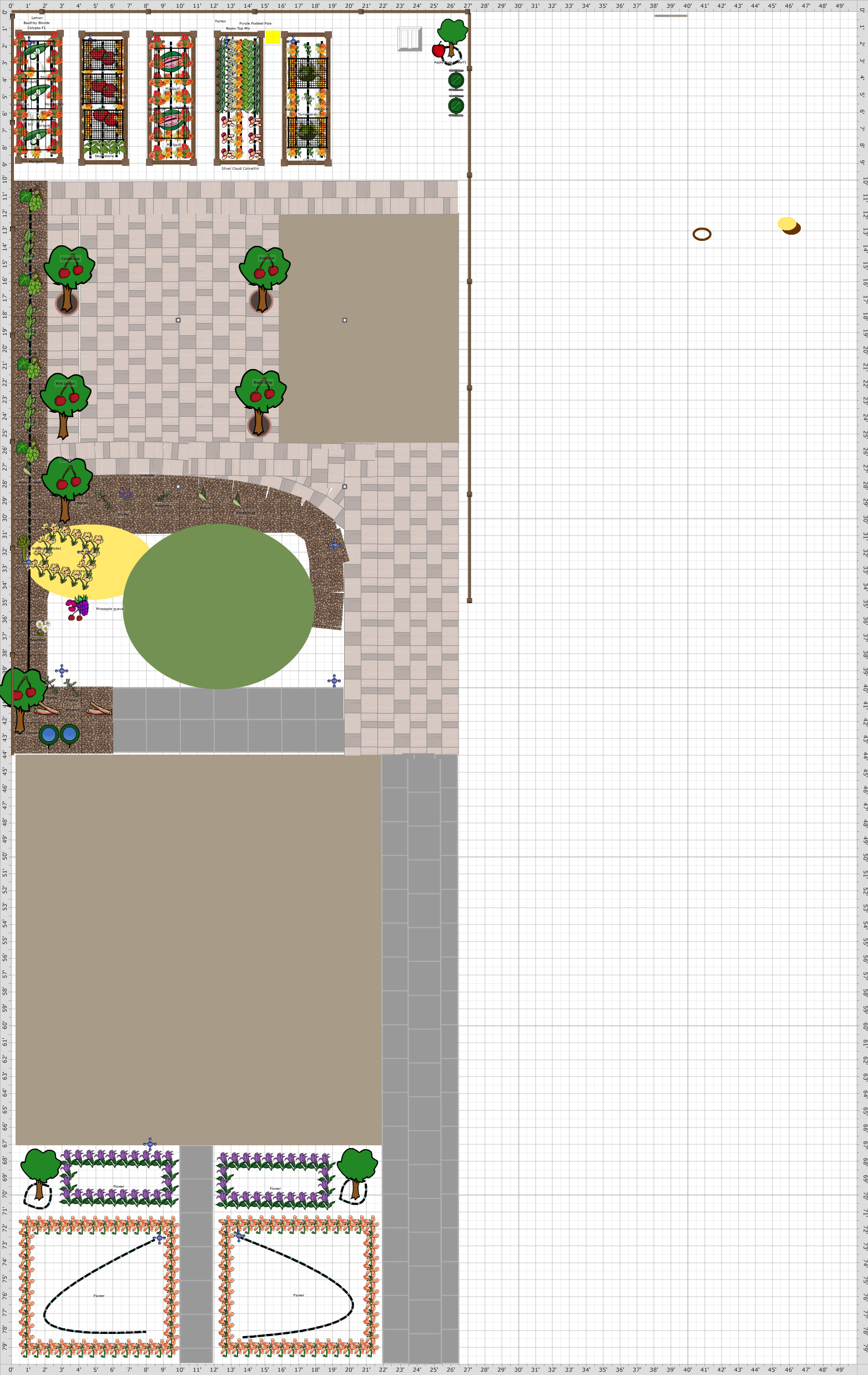 Garden Plan - 2015: Finny's Veg Beds