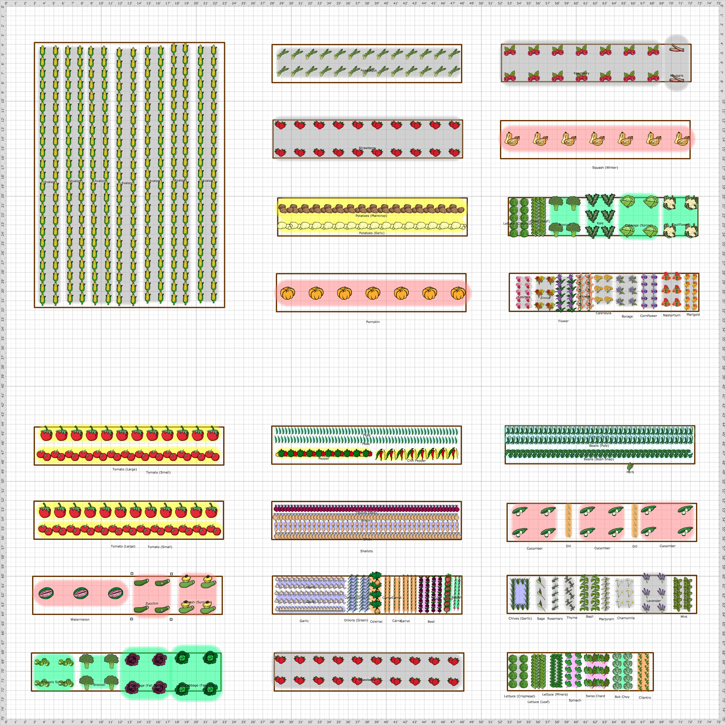 Garden Plan - 2015: spring garden