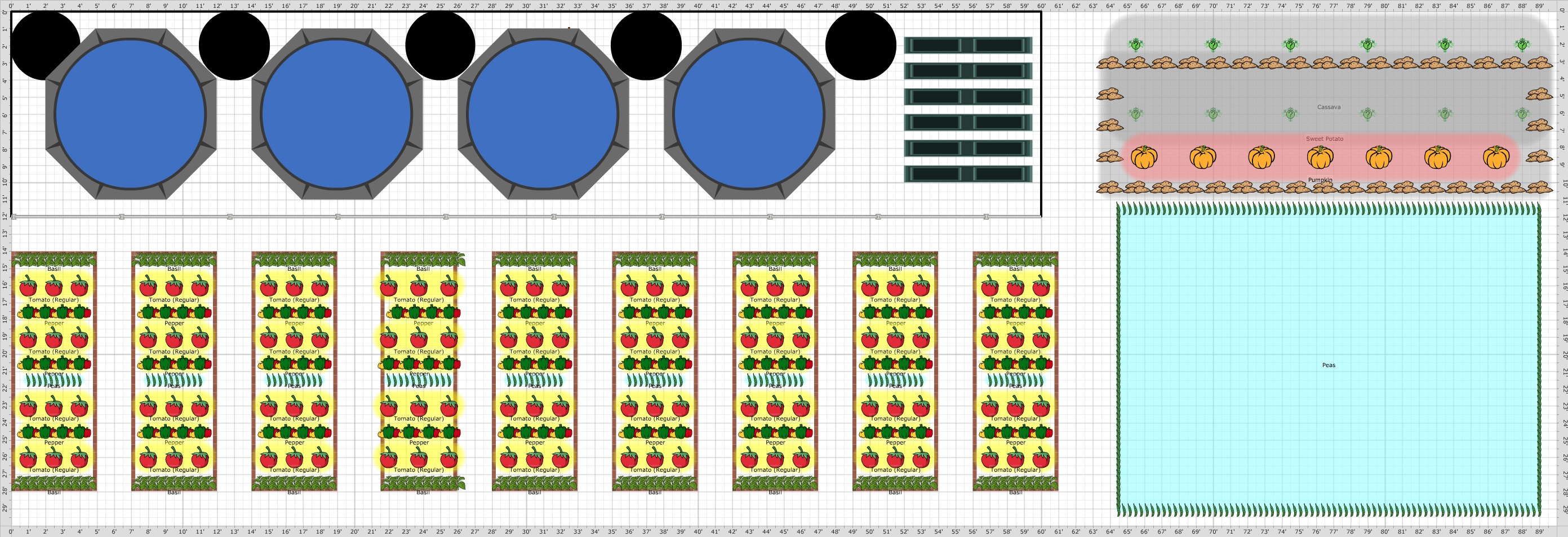 greenhouse optimal layout