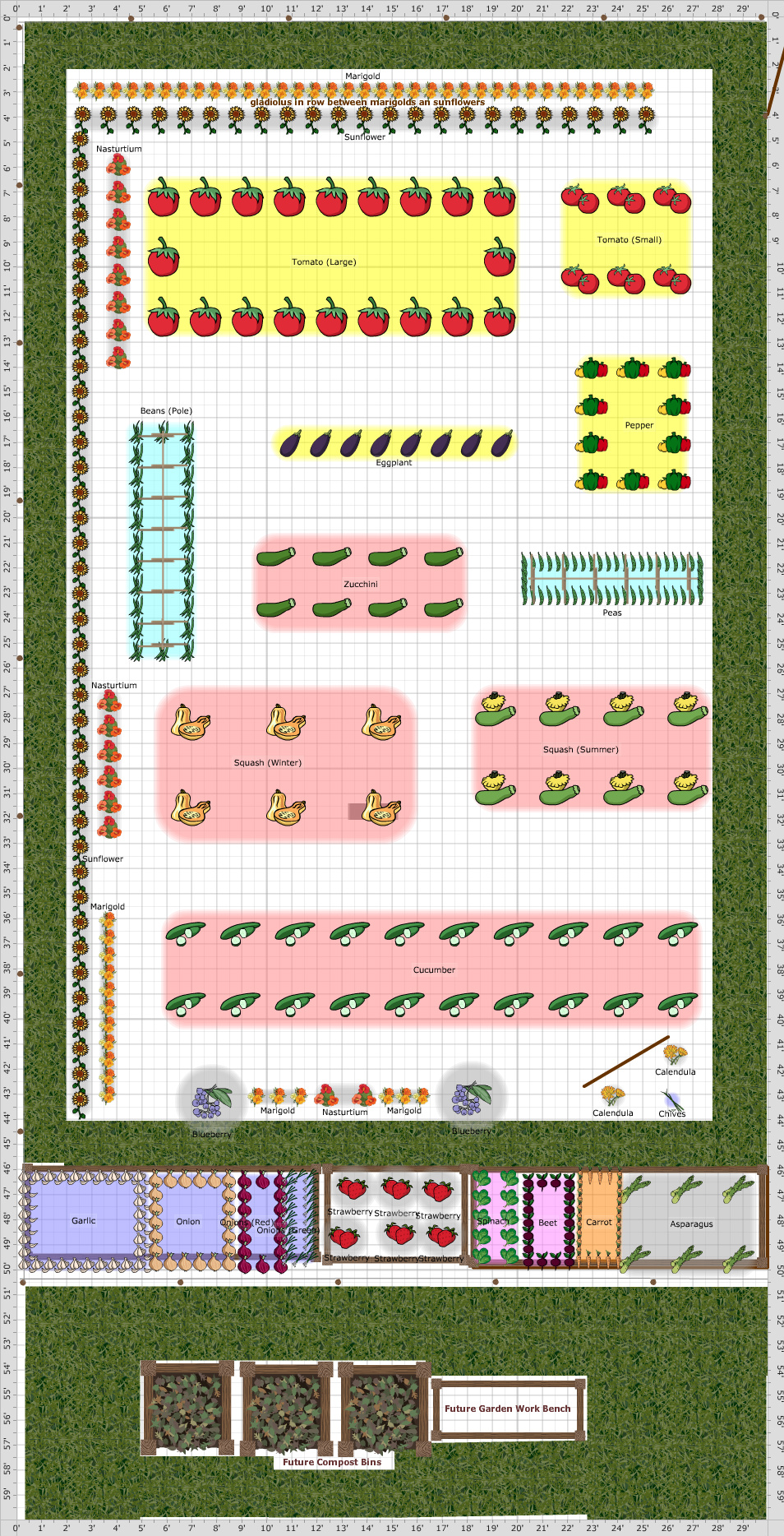 Garden Plan - 2015: Lake Street