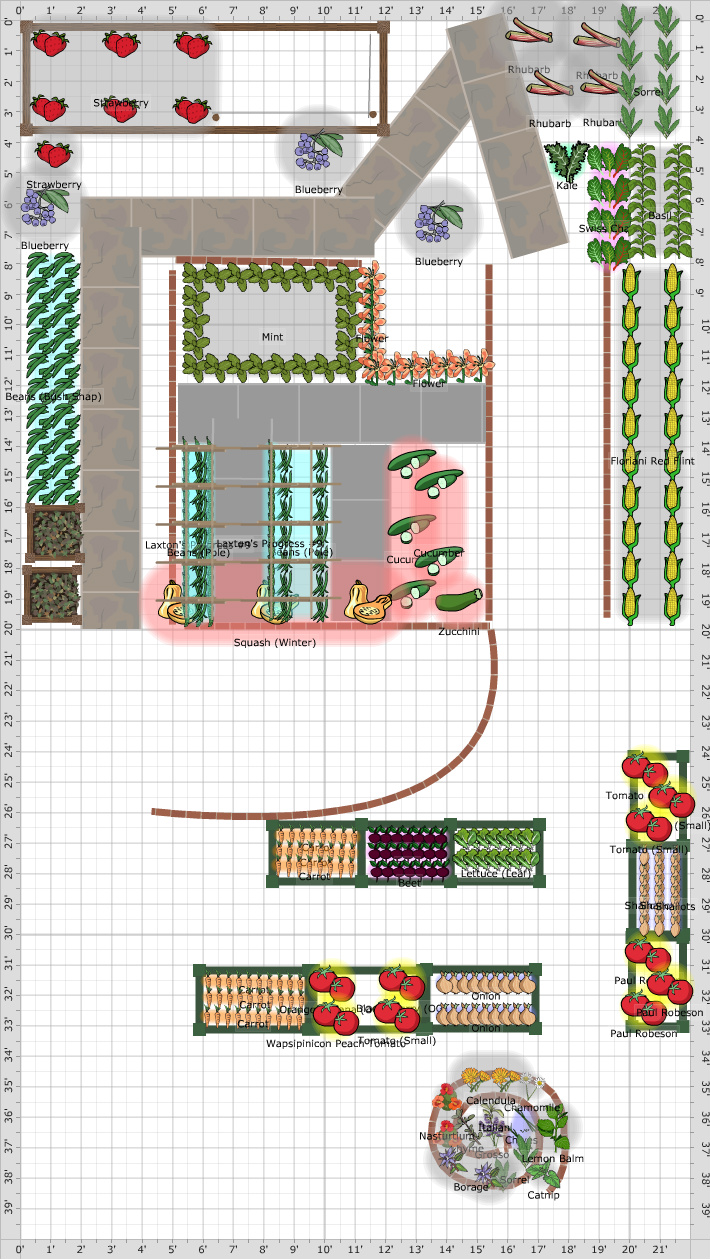 Garden Plan - 2015: Main Bed